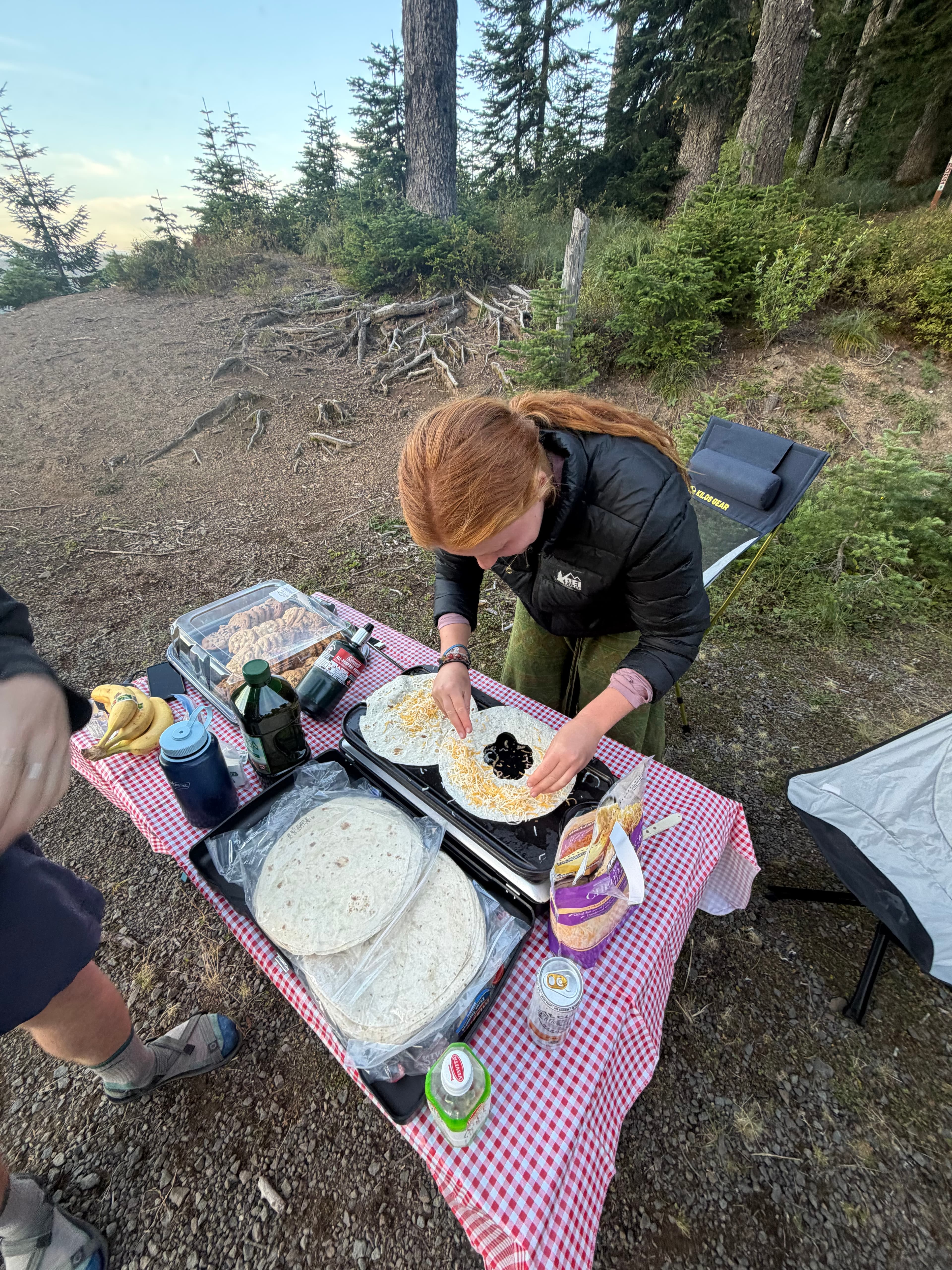 A photo from the annual TCT Guides Trail Magic weekend on the Pacific Crest Trail
